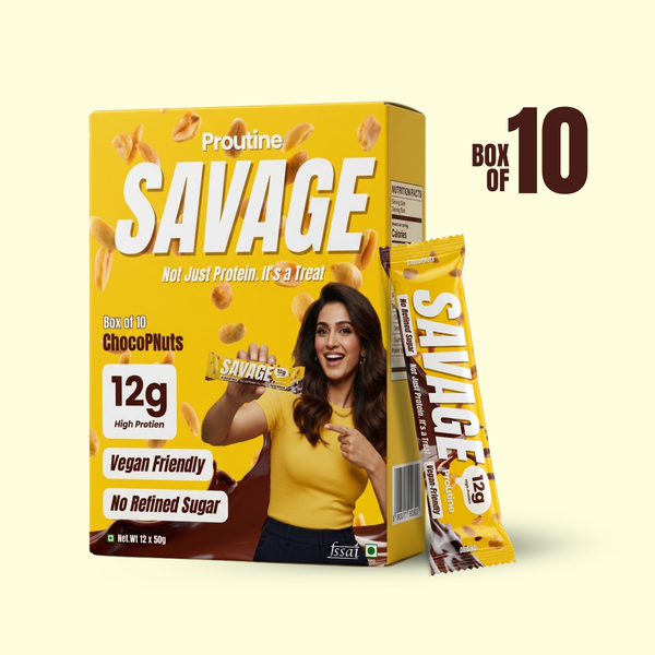 SAVAGE 12g-Protein Chocolate - Starter's Pack of 10