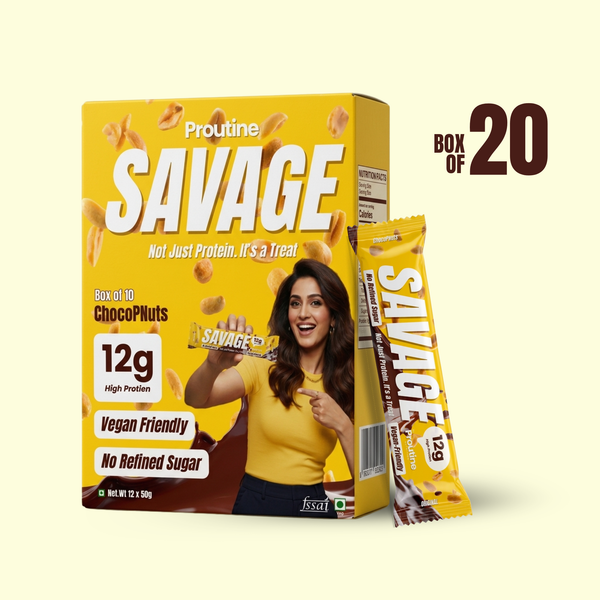 SAVAGE 12g-Protein Chocolate - Beast's Pack of 20